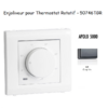 Enjoliveur pour thermostat rotatif Apolo 5000 50746TGR Graphite