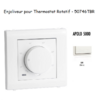 Enjoliveur pour thermostat rotatif Apolo 5000 50746TBR Blanc