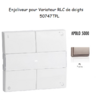 Enjoliveur pour Variateur RLC de doigts Apolo 5000 50747TPL Platine