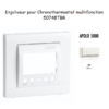 Enjoliveur pour chronothermostatl APOLO5000 50748TBR