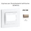 Enjoliveur pour chronothermostatl APOLO5000 50748TCH