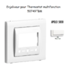 Enjoliveur Chronothermostat avec capteur IR APOLO5000 50749TBM Blanc MAT