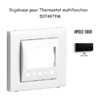 Enjoliveur Chronothermostat avec capteur IR APOLO5000 50749TPM Noir MAT