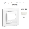 Enjoliveur Chronothermostat avec capteur IR APOLO5000 50749TBR Blanc