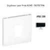 Enjoliveur pour prise informatique RJ45 APOLO5000 50751TPM Noir MAT