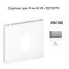 Enjoliveur pour prise informatique RJ45 APOLO5000 50751TPR Argent