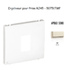 Enjoliveur pour prise informatique RJ45 APOLO5000 50751TMF Ivoire