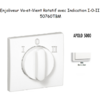 Enjoliveur pour Va-et-vient rotatif avec indication I,0,II Apolo 50760 TBM Blanc MAT