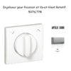 Enjoliveurpoussoir et va-et-vient rotatif APOLO5000 50761TPR Argent