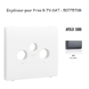 Enjoliveur pour prise R TV SAT APOLO5000 50775TGR Graphite