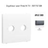 Enjoliveur pour prise R TV APOLO5000 50776TGR Graphite