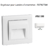 Enjoliveur pour lumière d'orientation apolo 5000 50782TBM Blanc MAT