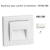 Enjoliveur pour lumière d'orientation apolo 5000 50782TBR Blanc
