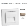 Enjoliveur pour lumière d'orientation apolo 5000 50782TCH Champagne