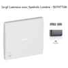 Doigt pour interrupteur Lumineux avec symbole lumière APOLO5000 50797TGR