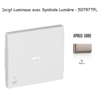 Doigt pour interrupteur Lumineux avec symbole lumière APOLO5000 50797TPL