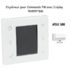 Enjoliveur pour Commande FM avec display 50855TBM