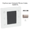 Enjoliveur pour Commande FM avec display 50855TPL