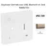 Enjoliveur pour Centrale avec USB, Bluetooth et Jack 3,5 mm 50856TCH