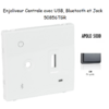 Enjoliveur pour Centrale avec USB, Bluetooth et Jack 3,5 mm 50856TGR