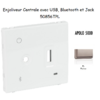 Enjoliveur pour Centrale avec USB, Bluetooth et Jack 3,5 mm 50856TPL