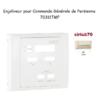 Enjoliveur commande générale de persienne Sirius 70311TMF Ivoire