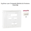 Enjoliveur commande générale de persienne Sirius 70311TBR Blanc