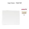 Doigt simple Sirius 70601TMF Ivoire
