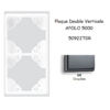 Plaque Double Verticale APOLO5000 50922TGR GRAPHITE