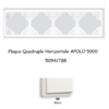 Plaque Quadruple Horizontale APOLO5000 50941TBR