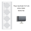 Plaque Quadruple Verticale APOLO5000 50942TGR GRAPHITE