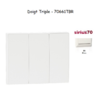 Doigt Triple Sirius 70661TBR Blanc
