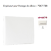 Enjoliveur rosette passage de cables Sirius 70671TBR Blanc