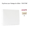 Enjoliveur rosette passage de cables Sirius 70671TMF Ivoire