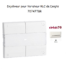 Enjoliveur pour Variateur RLC de doigts Sirius 70 70747TBR Blanc