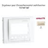 Enjoliveur Chronothermostat Sirius 70748TMF Ivoire