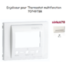 Enjoliveur thermostat avec capteur IR Sirius 70749TBR Blanc