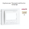 Enjoliveur thermostat avec capteur IR Sirius 70749TMF Ivoire