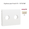 Enjoliveur pour prise R TV Sirius 70776TMF Ivoire