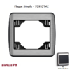 Plaque simple 70910TAI