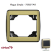 Plaque simple 70910TAO