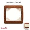 Plaque simple 70910TMG