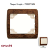 Plaque simple 70910TMN