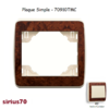 Plaque simple 70910TMC