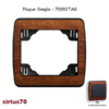 Plaque simple 70910TAG