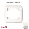 Plaque simple 70910TBB