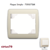 Plaque simple 70910TBM