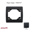 Plaque simple 70910TAT
