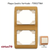 Plaque double verticale 70922TMA