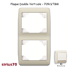 Plaque double verticale 70922TBM